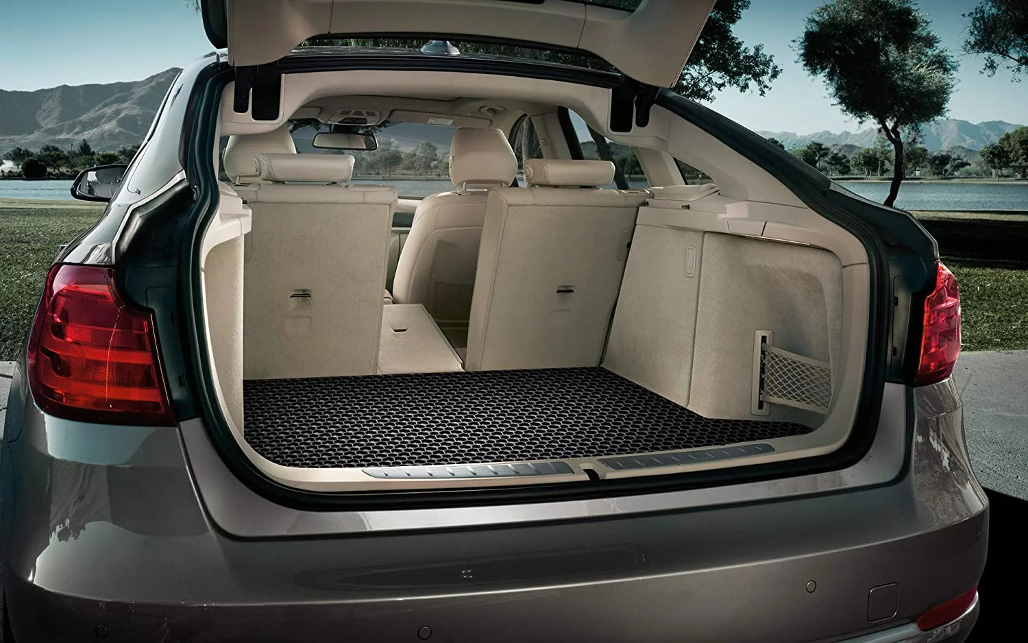 TOUGHPRO Cargo/Trunk Mat Accessories Compatible with BMW X3 - with Cargo Tie Down Rails - All Weather - Heavy Duty - (Made in USA) - 2022