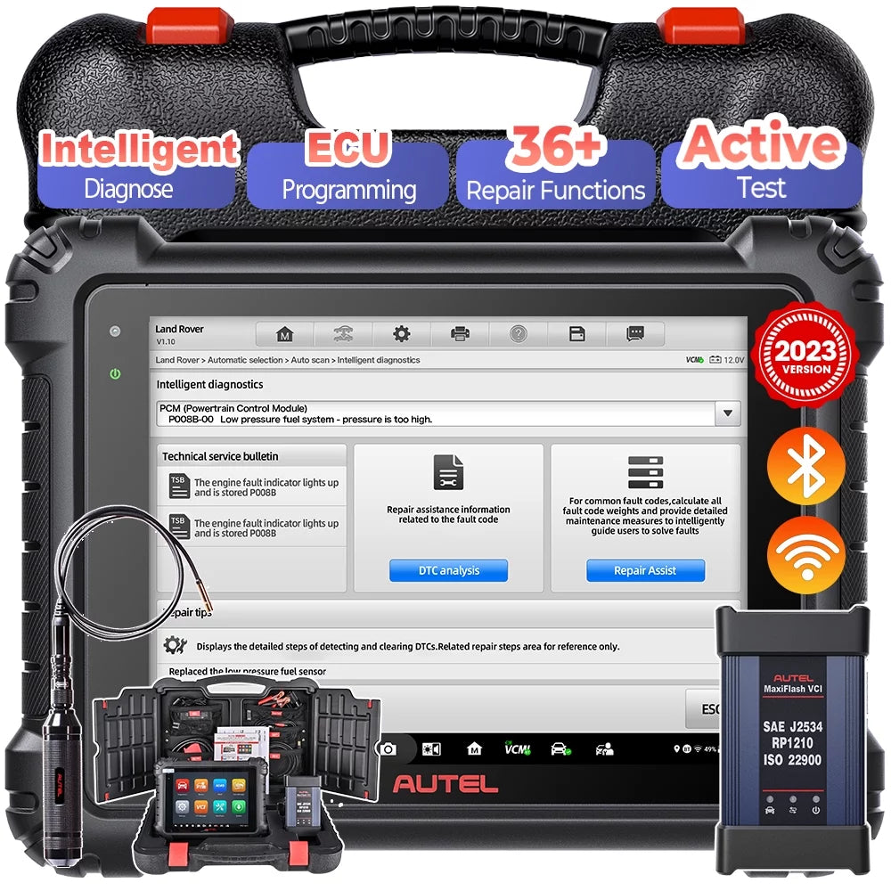 Autel MaxiSys MS909 Car Diagnostic Scan Tool ECU Programming & Coding, 36+ Services, Topology Map, Active Test Upgraded of Autel Elite / MK908Pro / MS908S Pro