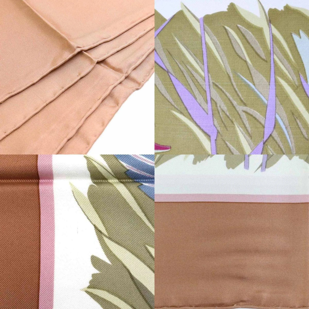 Used HERMES Scarf Carre90 Silk Pink/Multicolor For Her (Good)