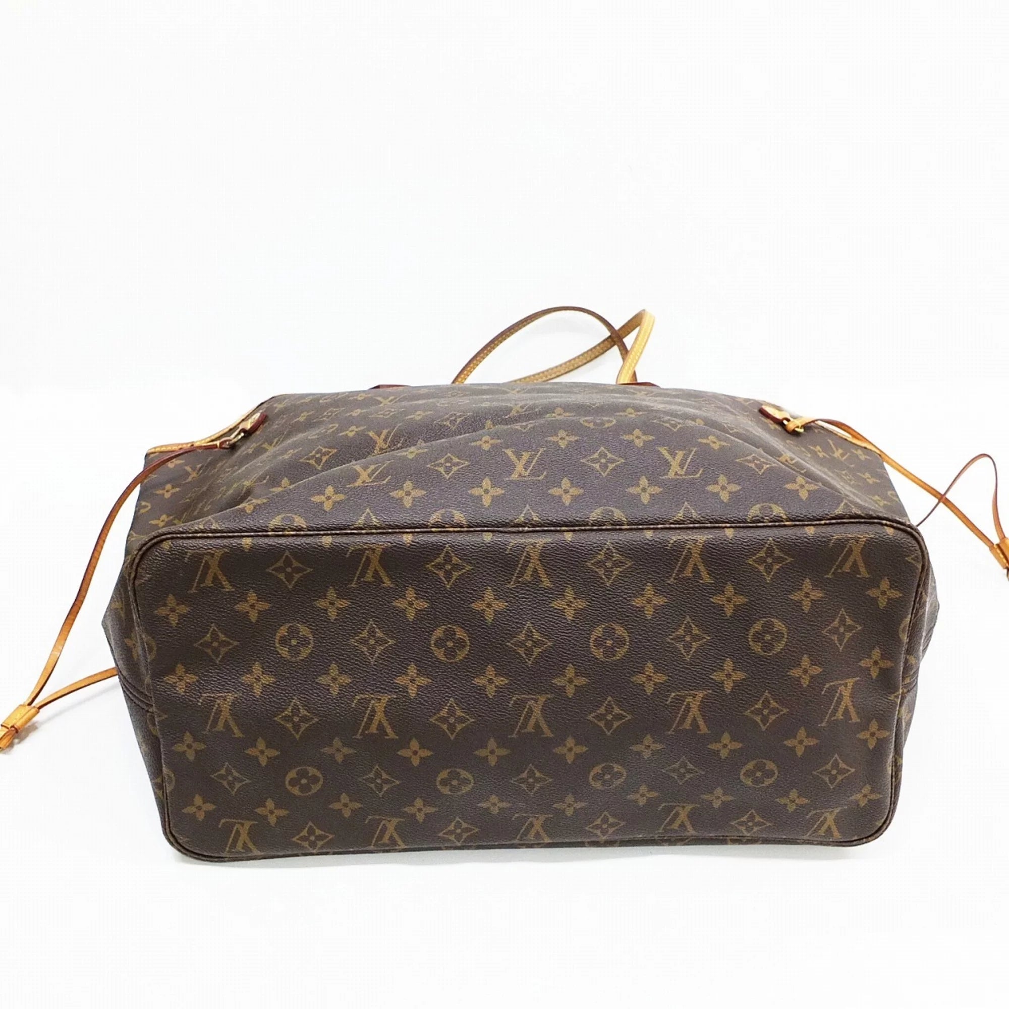 Used Louis Vuitton Neverfull GM Monogram M40157 Brown Canvas (Fair)