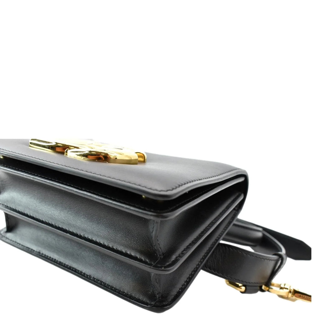 Previously Owned DOLCE & GABBANA Mini Leather Belt Bag Black