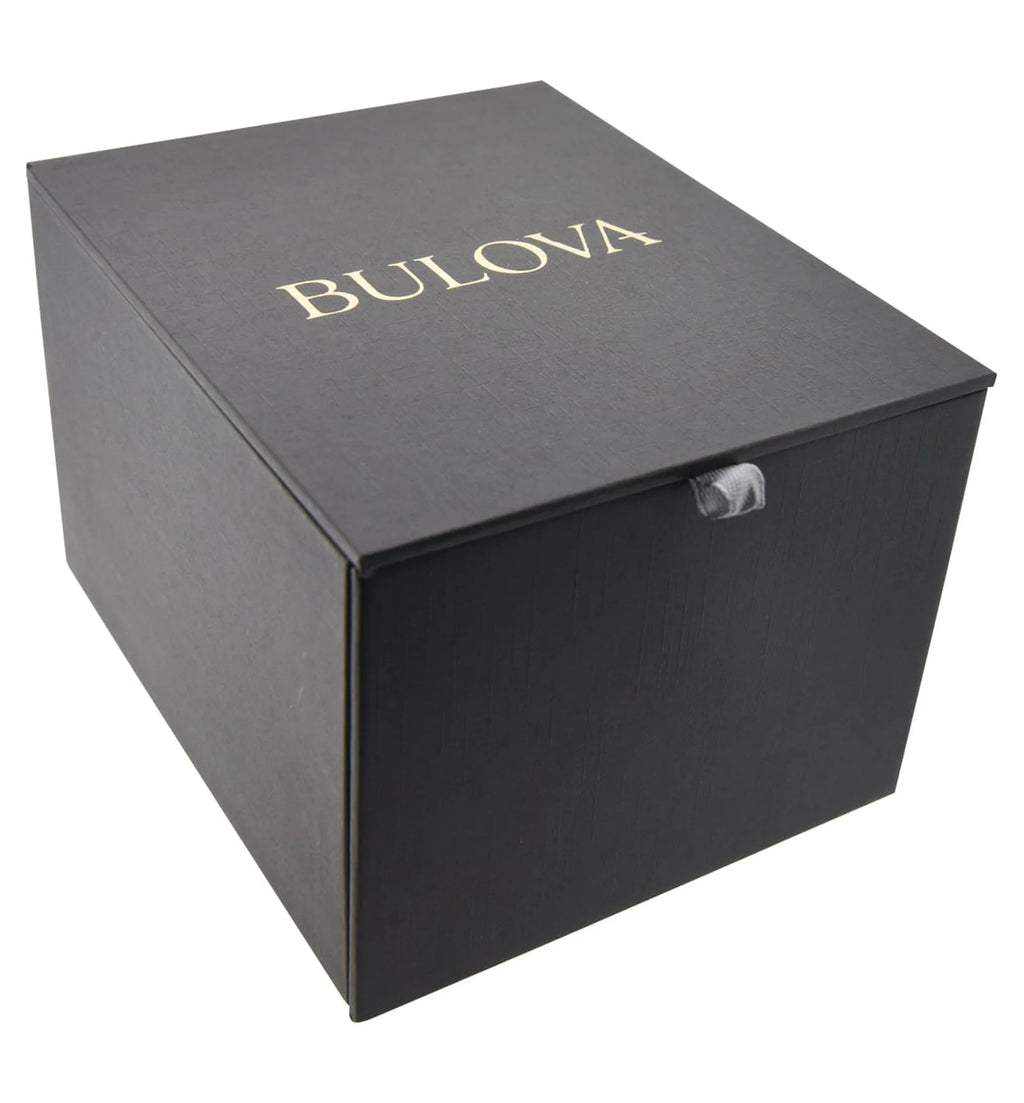 Bulova Men's Classic Blue Dial Rust-resistant Alloy Watch 96B282