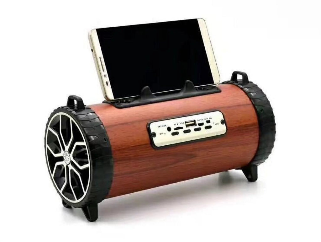 Portable Rechargeable 10W Wireless Speaker for Sony Xperia 5 II,1 II, 10 II, L4, 5, 1, 10, 10 Plus, L3, Xperia XA2 Plus, XZ2 (Brown)