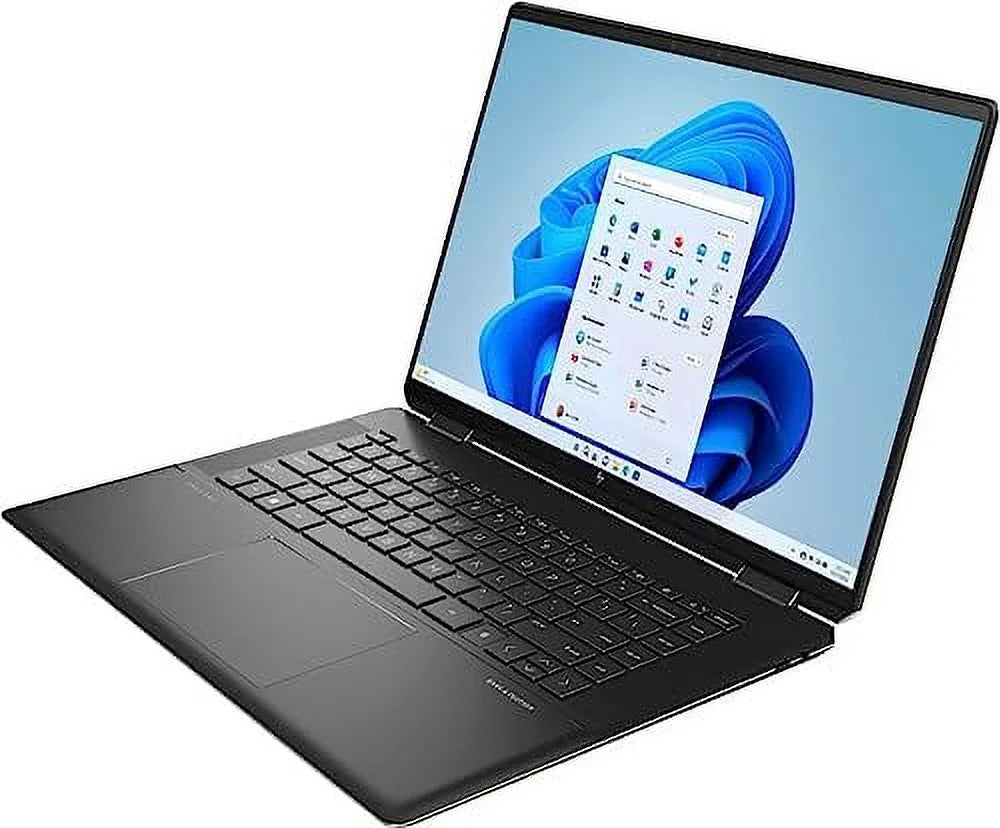 HP Spectre x360 2-in-1 Laptop 2023 16" 3K+ IPS Touchscreen 14-Core Intel i7-13700H 16GB DDR4 2TB SSD Iris Xe Graphics Thunderbolt 4 Wi-Fi 6E Backlit KB Fingerprint Windows 11 Pro Pen w/ONT 32GB USB