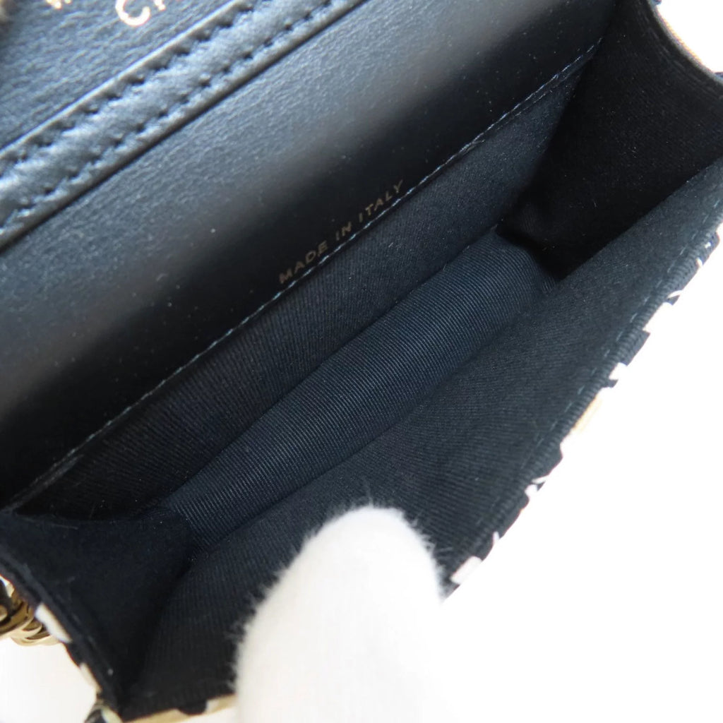 Previously Owned Chanel Chain Shoulder Coco Mark Bag Cotton Female CHANEL (Good)