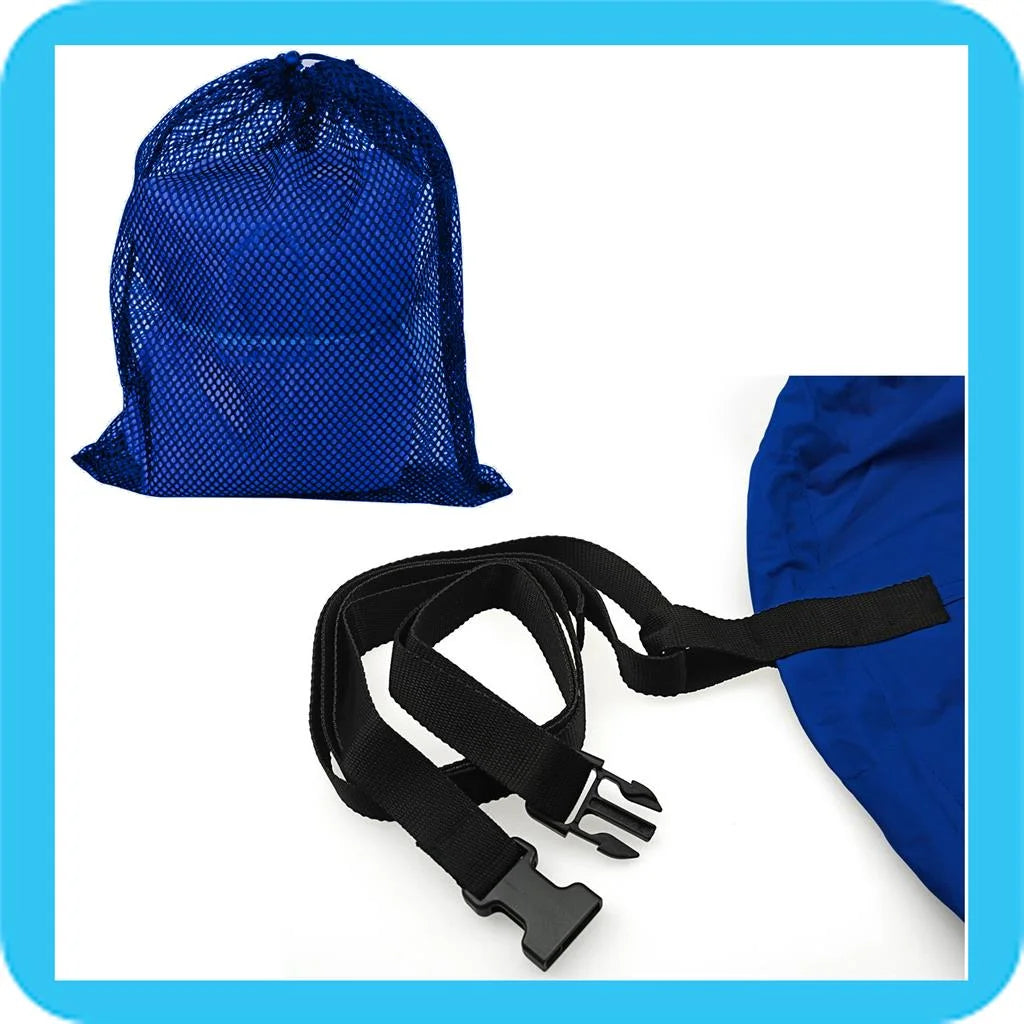 BLUE, GREAT QUALITY BOAT COVER Compatible for DELTA/GREGOR EAGLE 16 TC O/B 96