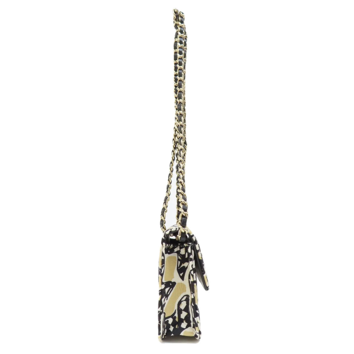 Previously Owned Chanel Chain Shoulder Coco Mark Bag Cotton Female CHANEL (Good)