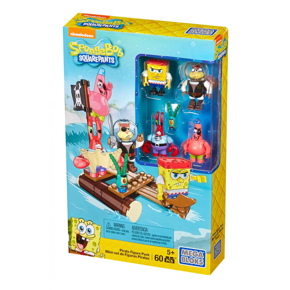 Mega Bloks SpongeBob SquarePants Pirate Figure Pack