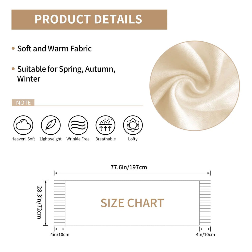 Bingfone Soft Cashmere Feel Scarf For Women Elegant Art Print Winter Warm Scarves Large Shawl Wrap Gifts- Mardi Gras Carnival4