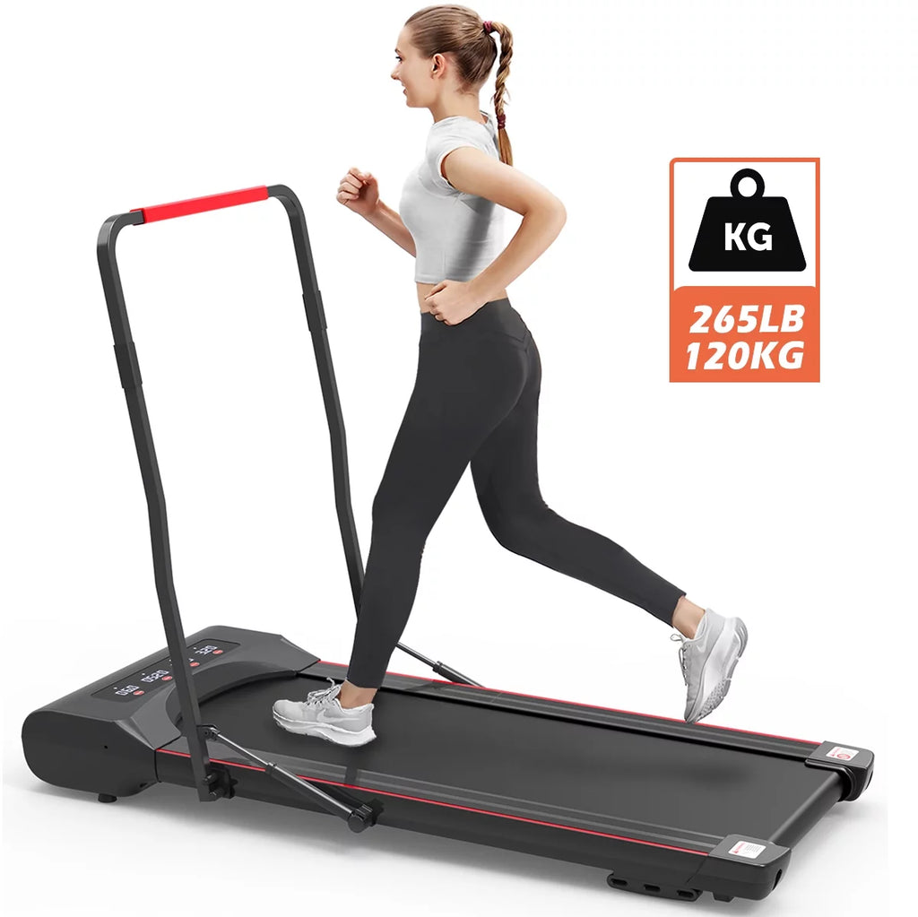 Sport Motorized Treadmill 2.5HP Home Folding Treadmill with LCD Display 265 lbs.