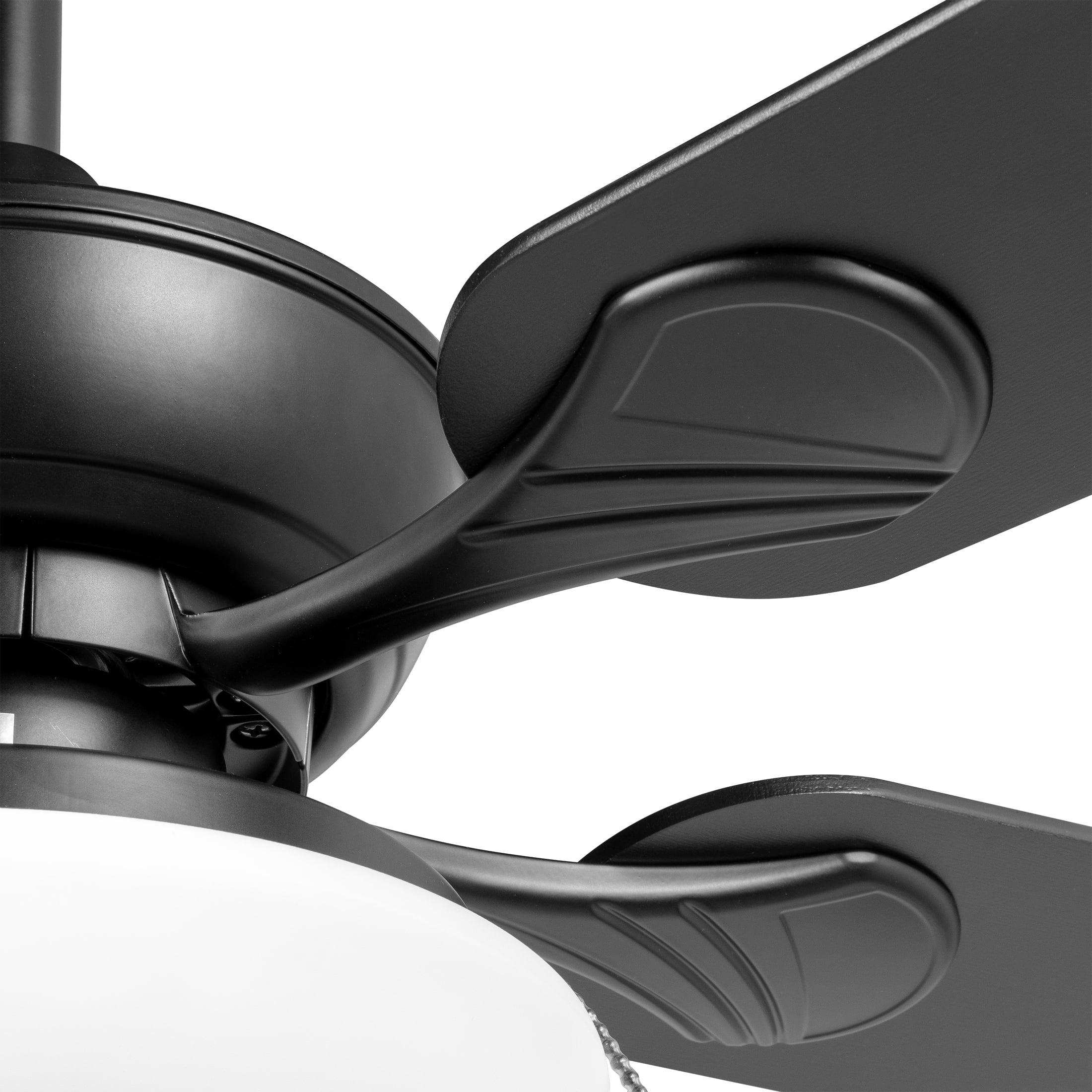 Mainstays 52" Indoor/Outdoor Black 5 Blade Reverse Airflow Ceiling Fan with 1 LED Light Bulb