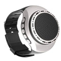New U6 Wrist Watch Bluetooth Speaker With FM Radio Portable Outdoor Sports Running Wearable Mini Speaker Wireless Subwoofer