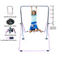 Junior Pro Gymnastics Bar: Pink Monkey Bar Climbing Tower for Kids' Horizontal Kip Bar Training