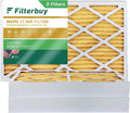 Filterbuy 10x25x4 MERV 11 Pleated HVAC AC Furnace Air Filters (3-Pack)
