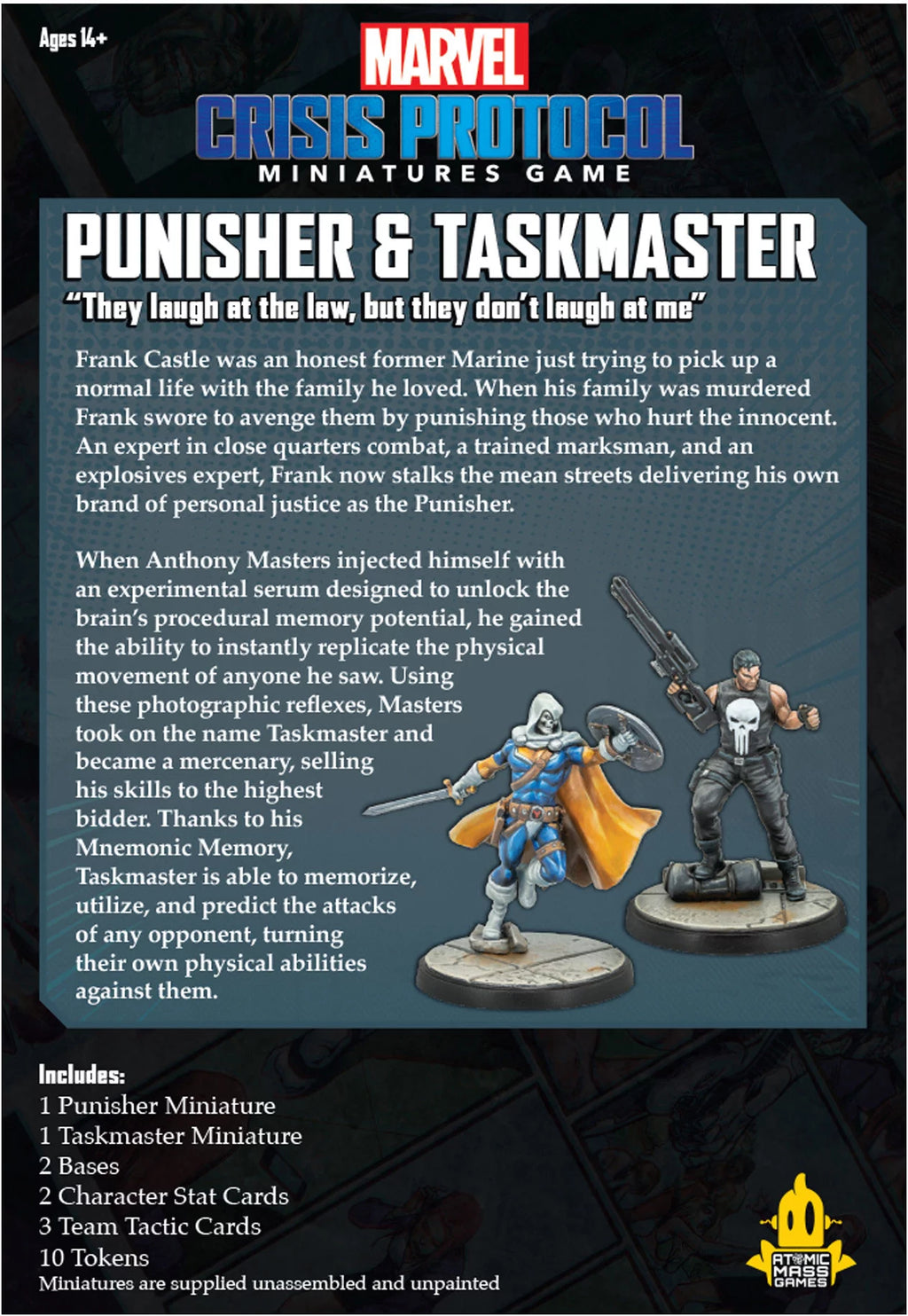Atomic Mass Games Marvel Crisis Protocol: Punisher and Taskmaster Pack (CP32en)