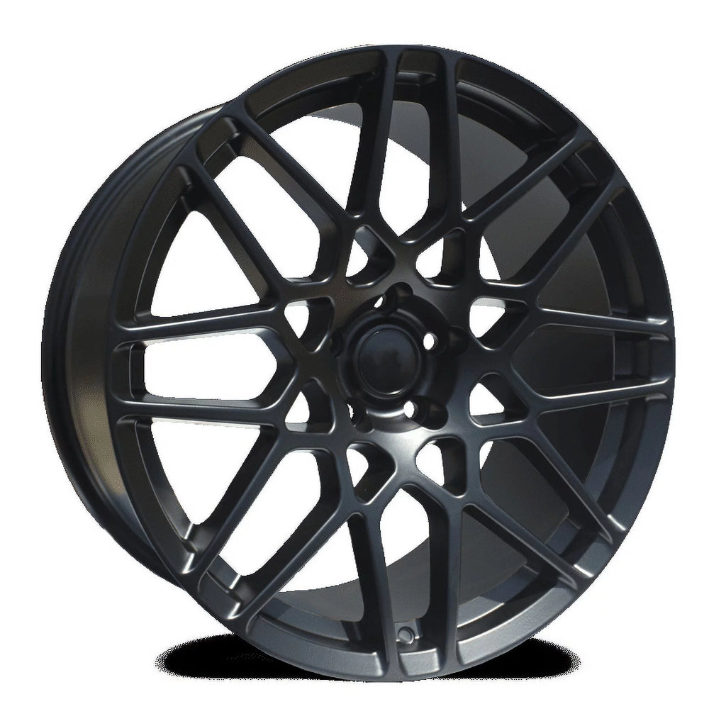 20X10 5-114.3 REPLICA #238 SATIN BLACK 40/70.6