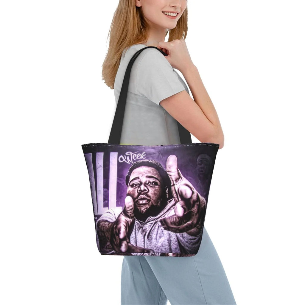 Rod Wave Singer Female Tote Bag Large Capacity Handbag Shoulder Bag Gift For Shopping Travel Beach Picnic Work School