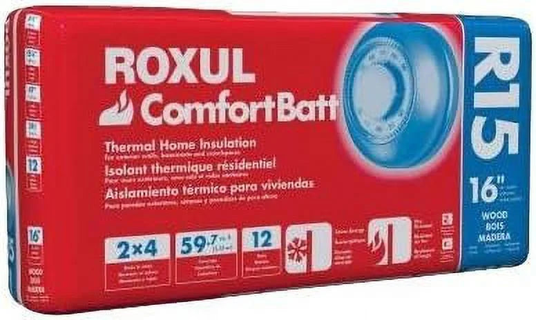 Primesource Building R15 15.25x47 Wool Batt, 15.25 by 47"