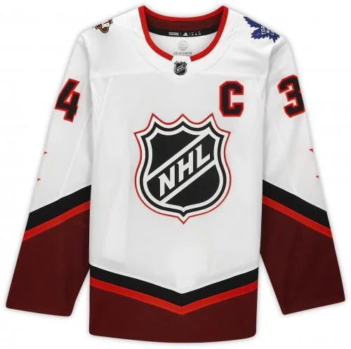 Framed Auston Matthews Autographed 2022 NHL All-Star Game White Adidas Authentic Jersey - Fanatics Authentic Certified