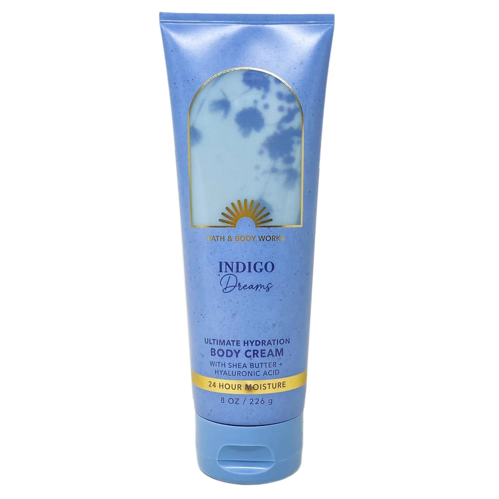 Bath and Body Works Indigo Dreams Ultimate Hydration Body Cream 3 Piece Set - 8 oz / 226 g each
