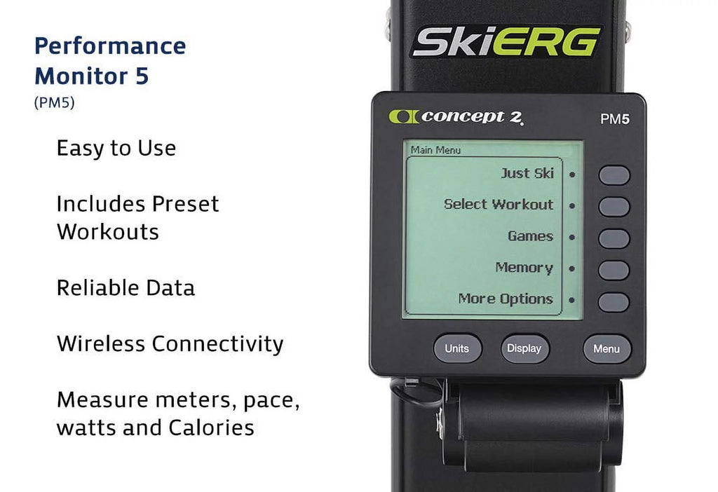 Concept2 SkiErg with PM5 Monitor, Floor Stand sold separately