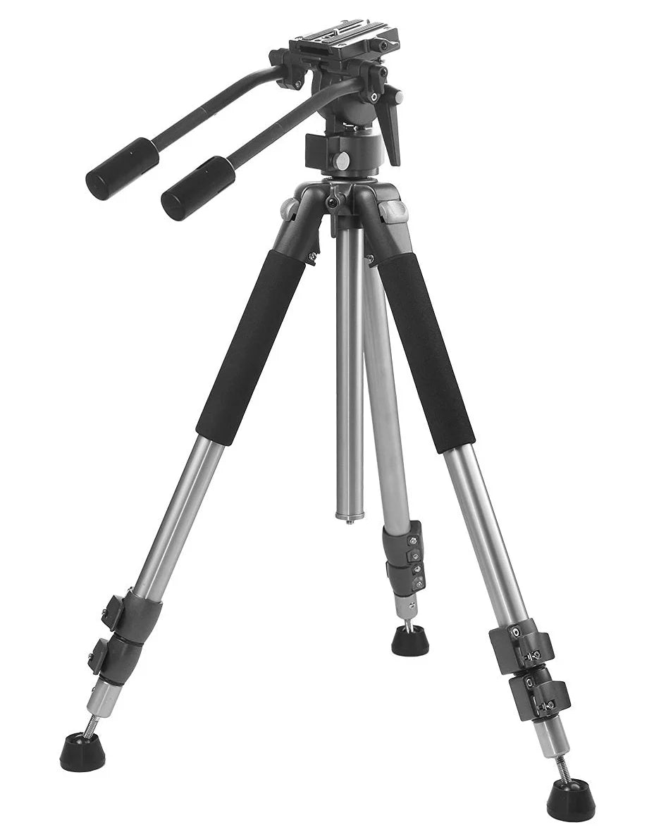 Heavy Duty Remote Controlled Dual Handle Aluminum 67 Tripod (Stronger Alternative To Sony VCT-60AV, VCT-80AV)