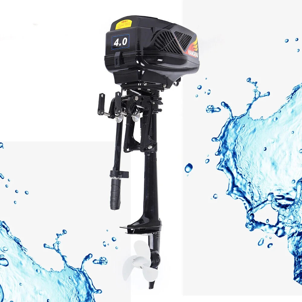 Miumaeov 1000W 4 HP Electric Outboard Motor Boat Engine Trolley Brushless Motor