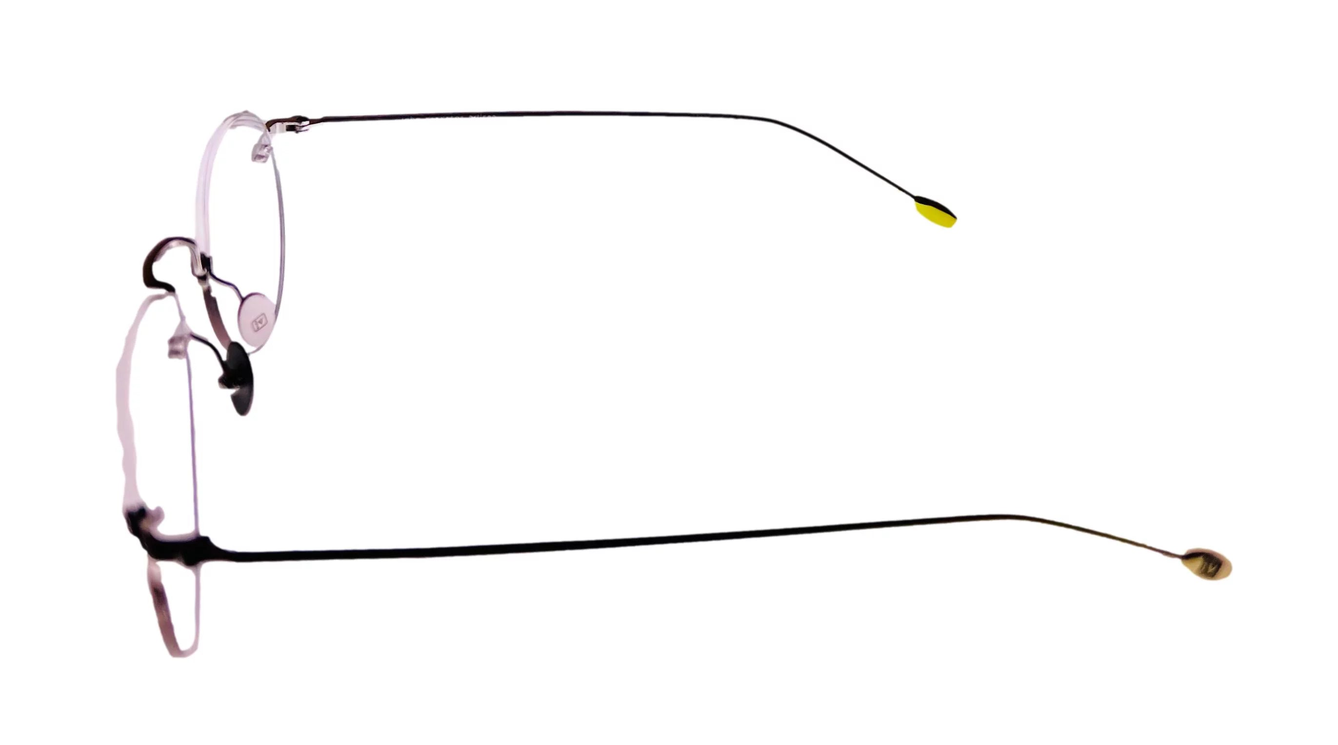 John Varvatos Rimless Round Mens Silver Metal Eyewear Frame V170. 53mm