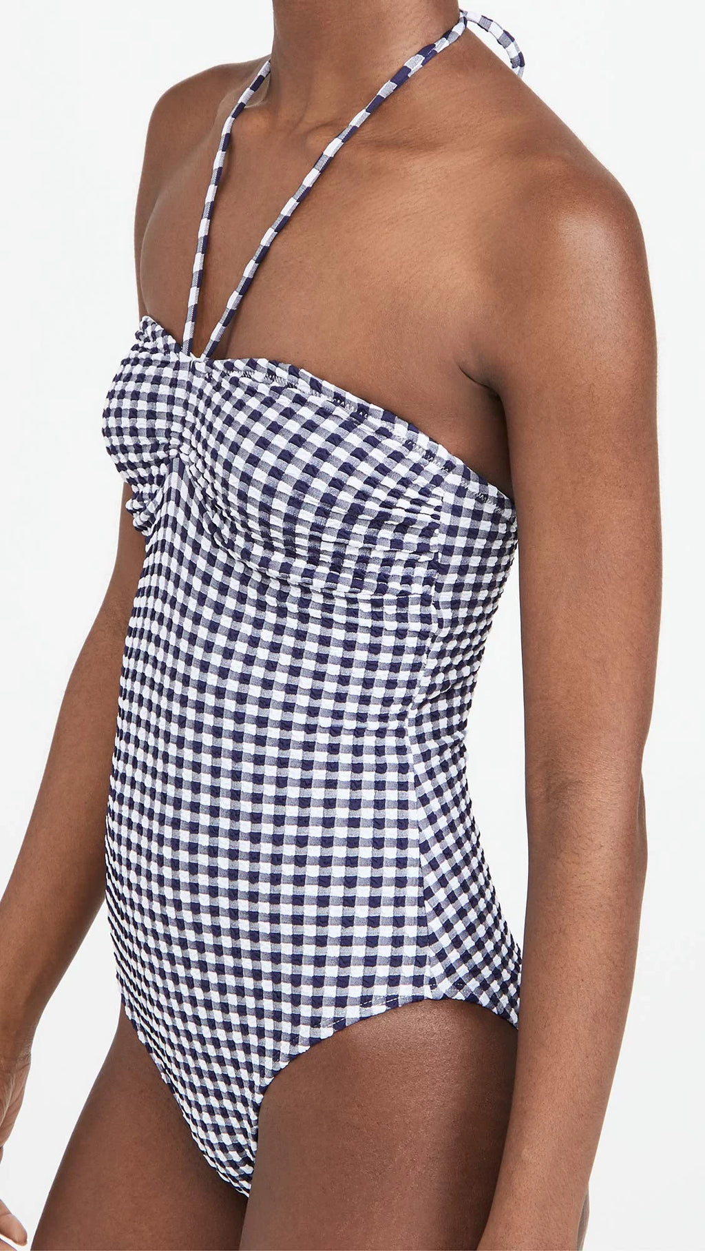 MSRP $248 Shoshanna Womens Standard Cinched One-Piece Blue Size 10