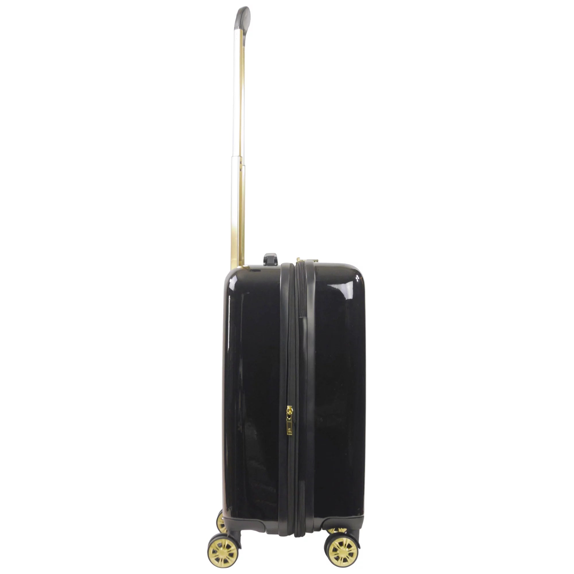 Grove 22 Inch Rolling Luggage, Hardshell Carry On Suitcase with Spinner Wheels, Black