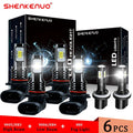 For Chevy Silverado 1999 2000 2001 2002 Tahoe 2000-2006 6X LED Headlights Lights Bulbs Kit Super Bright white 6000K