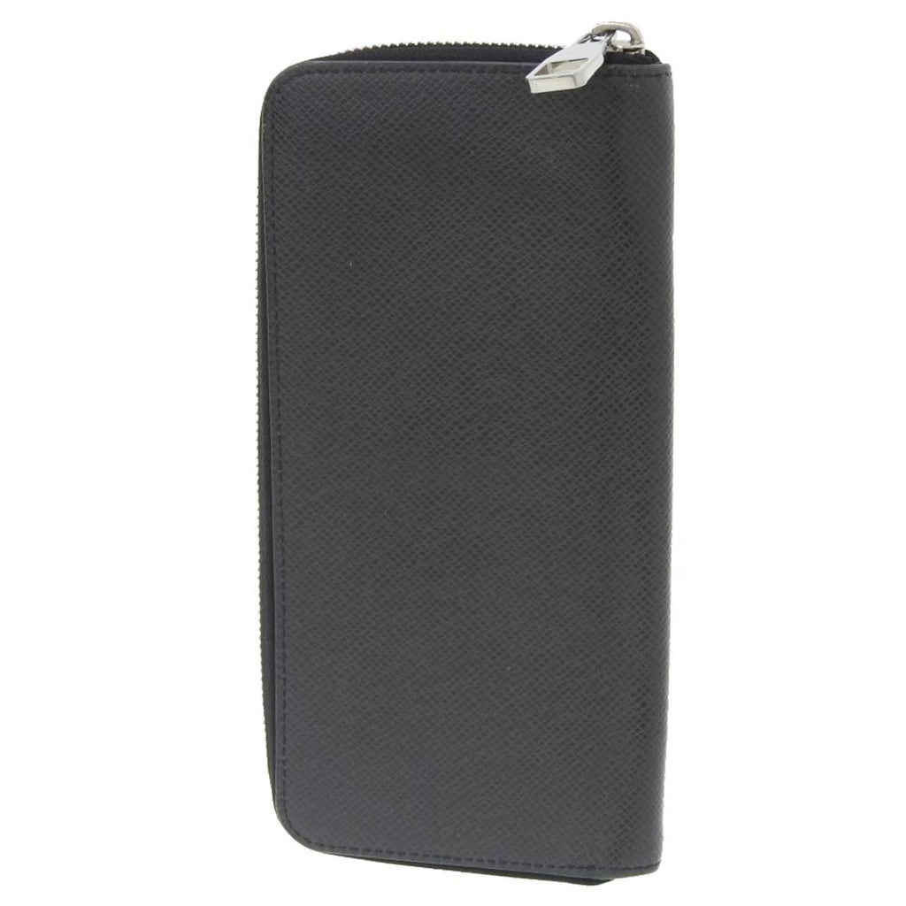 Secondhand Louis Vuitton LOUIS VUITTON Taiga Zippy Wallet Vertical Round Zipper Long Noir M30503 (Good)