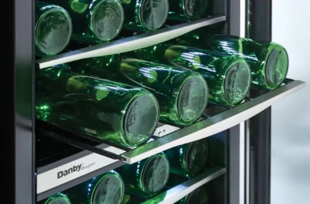 Danby Dwc040a3 20" Wide 38 Bottle Capacity Free Standing Wine Cooler - Corrosion-free Metal