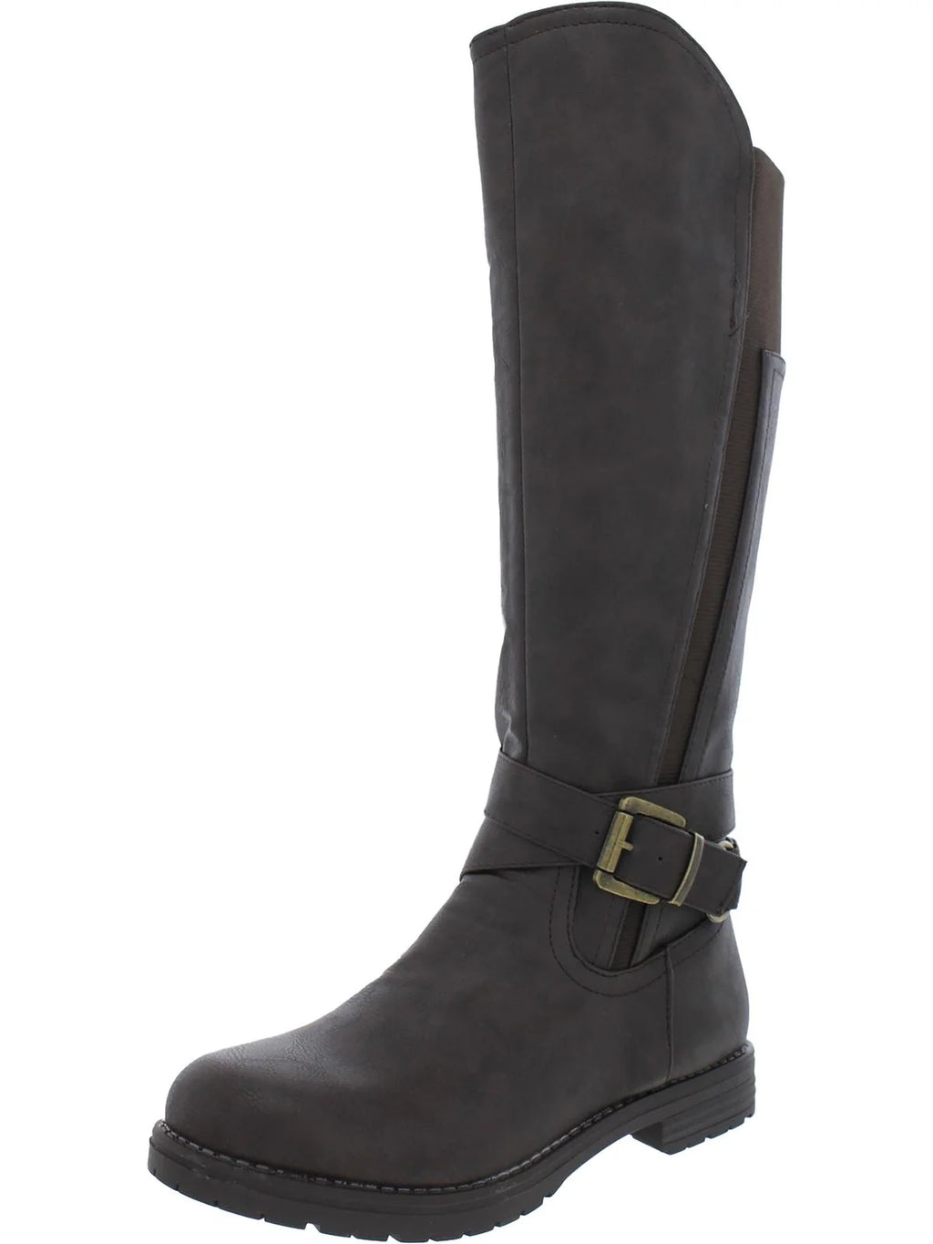 G.C. Shoes Womens Faux Leather Tall Knee-High Boots