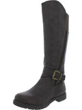 G.C. Shoes Womens Faux Leather Tall Knee-High Boots