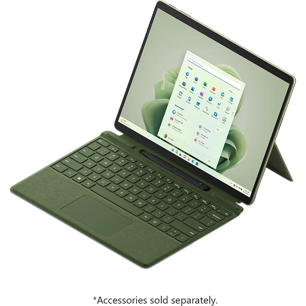 Restored Microsoft Surface Pro 9 13" Touch Tablet, Intel i7 16GB/256GB, Forest (Refurbished)