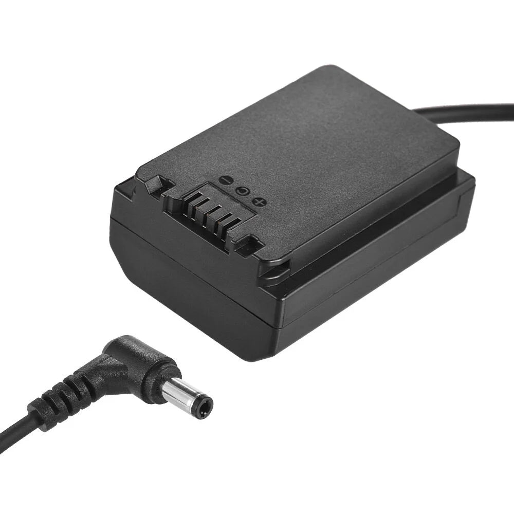 Andoer NP-FZ100 Dummy Battery Pack DC Coupler Connector Spring Cable for Sony A7III A9 A7RIII A7SIII