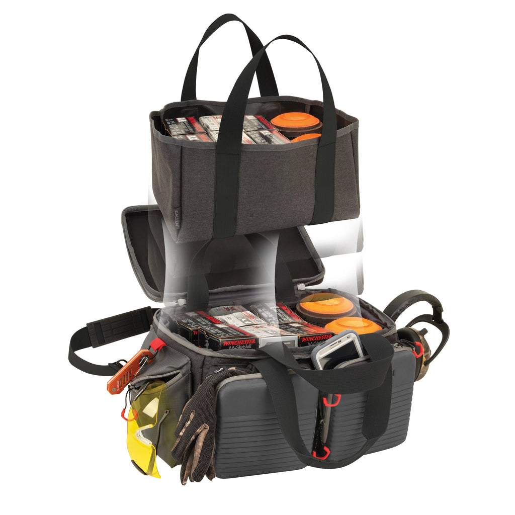 Allen Company Competitor Premium Molded Lockable Range Bag, Gray