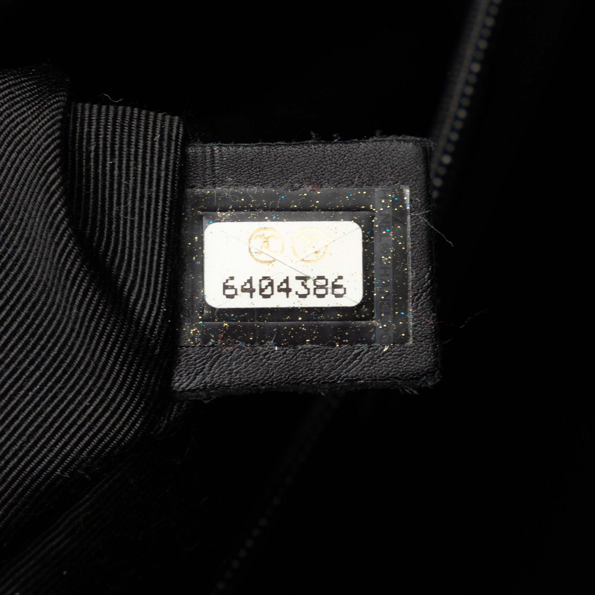 Used Authenticated Chanel CC Wild Stitch Handbag Lambskin Leather Black Top HandleBag Unisex (Good)