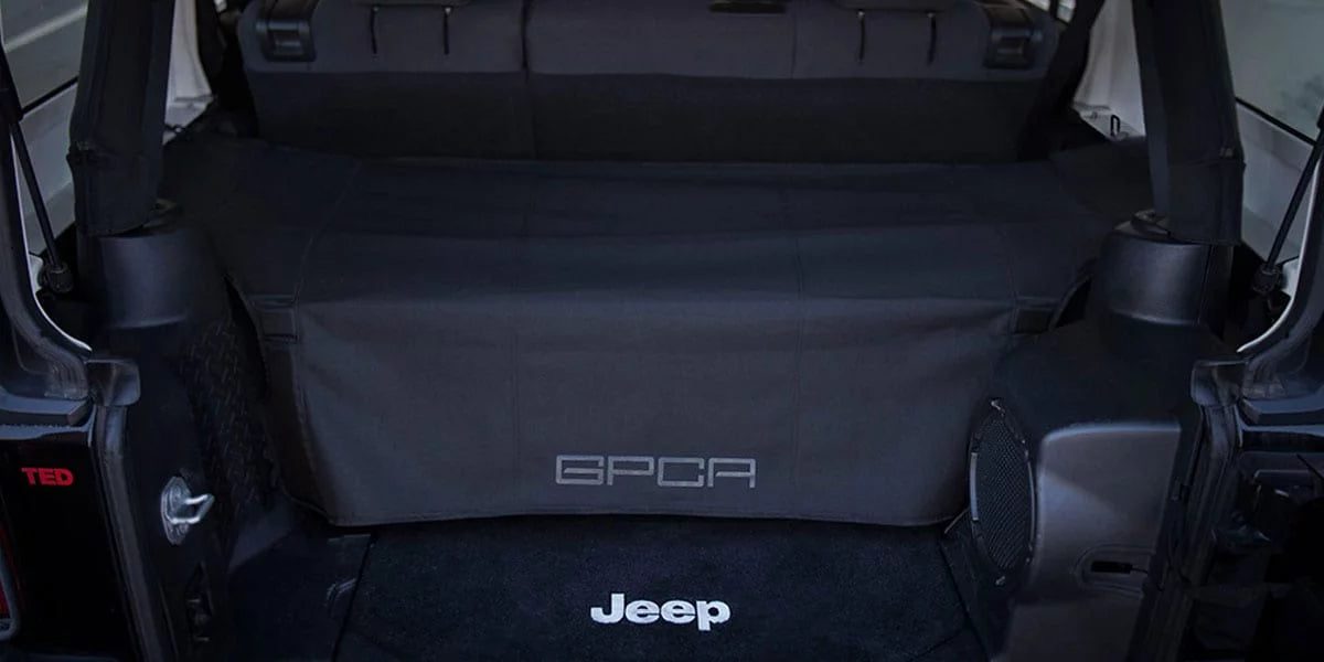GPCA Cargo Cover LITE PLUS for Wrangler JK 4DR Sport/ Sahara/ Rubicon/ Freedom Unlimited 2007-2018 models (UPGRADED)