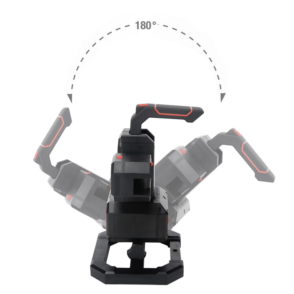 Hyper Tough 2000-Lumen LED Rechargeable Work Light & Detachable Spotlight