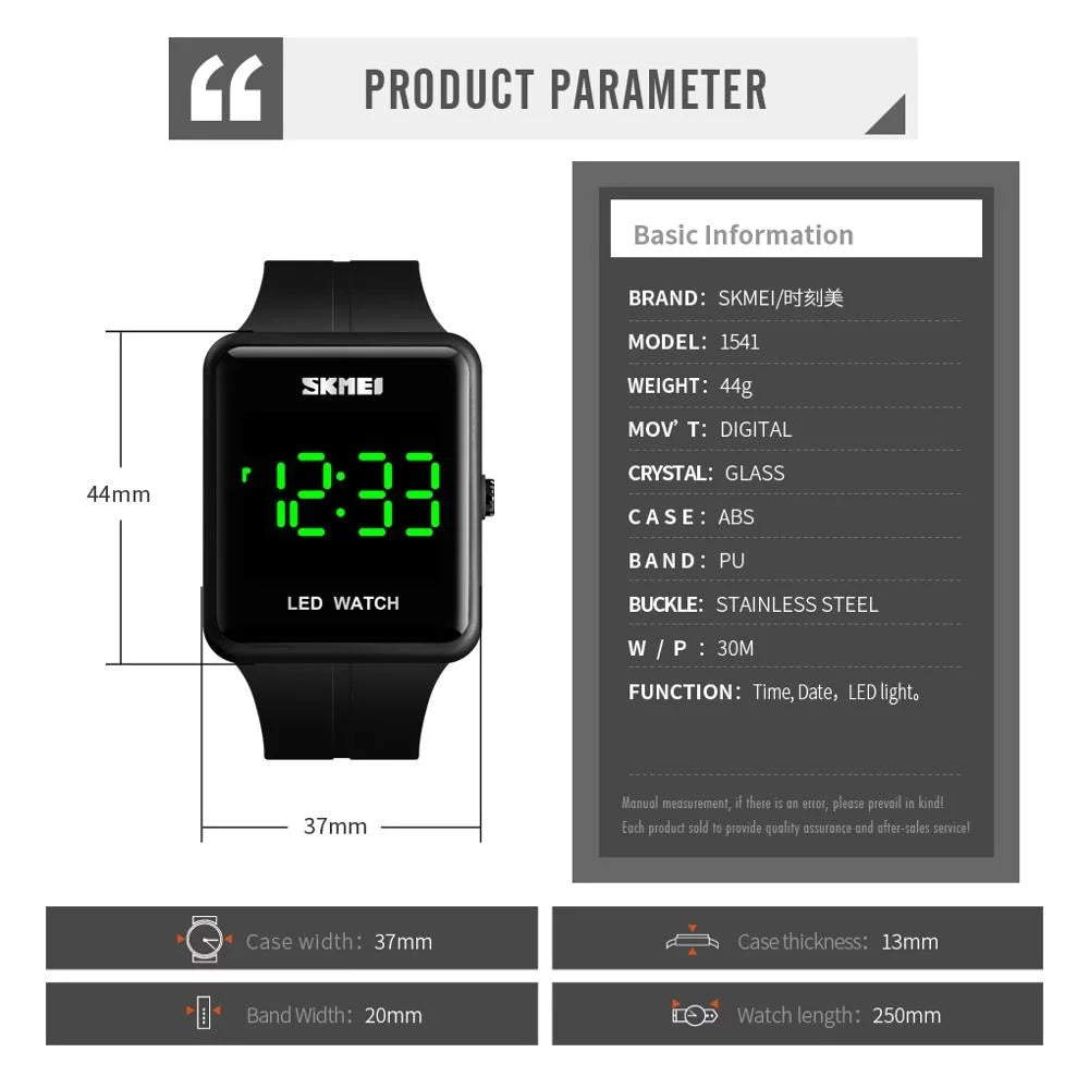 SKMEI Men Sport Watch Outdoor Swimming Diving Digital Watch Electronic Wrist Watches Waterproof Man Hour Clock Relogio Masculino