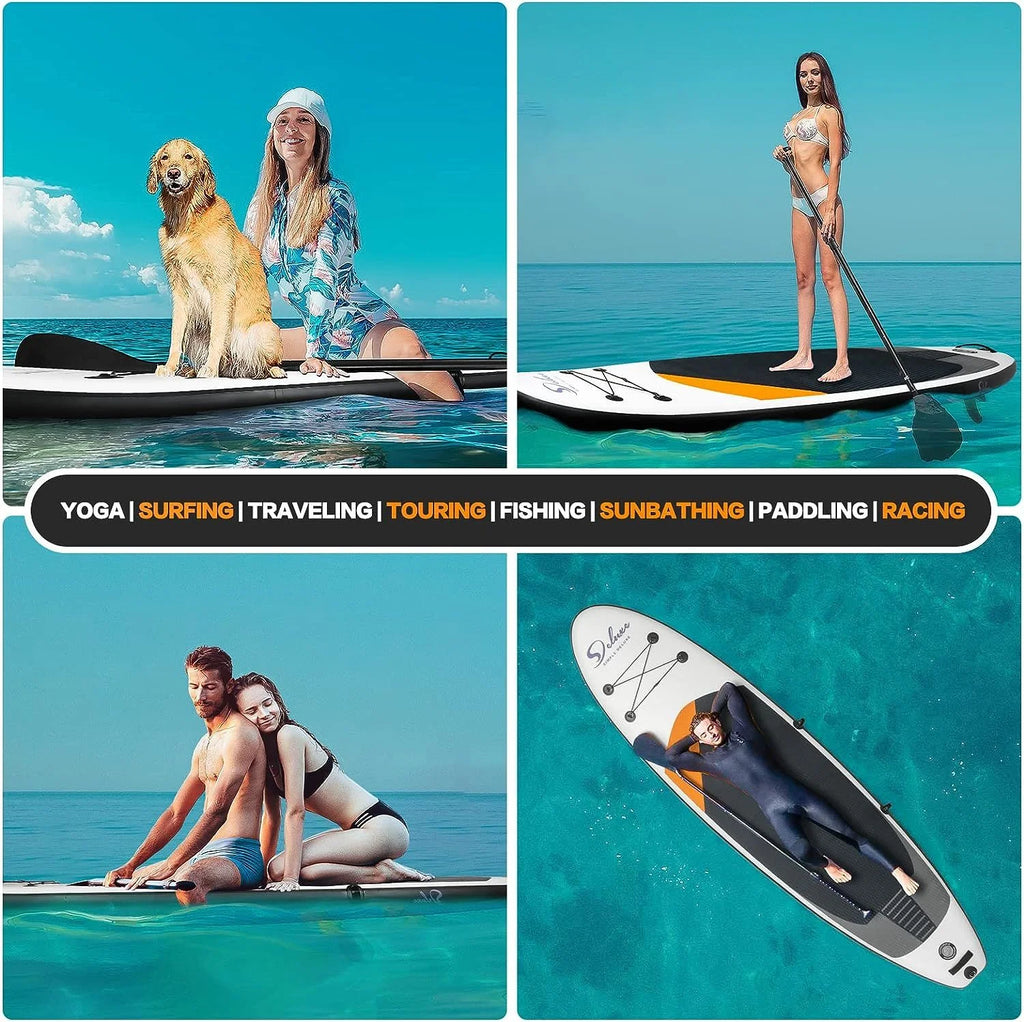 Premium Inflatable Stand Up Paddle Board Set - 1 - 26.79 - Achieve ultimate balance and stability on the water!