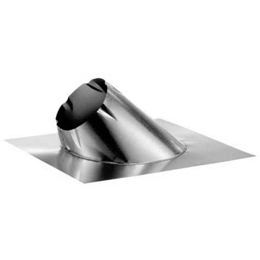 Duravent 14Dt-F6 14" Class A Chimney Pipe Adjustable Roof Flashing For 0/12 - Rust-resistant