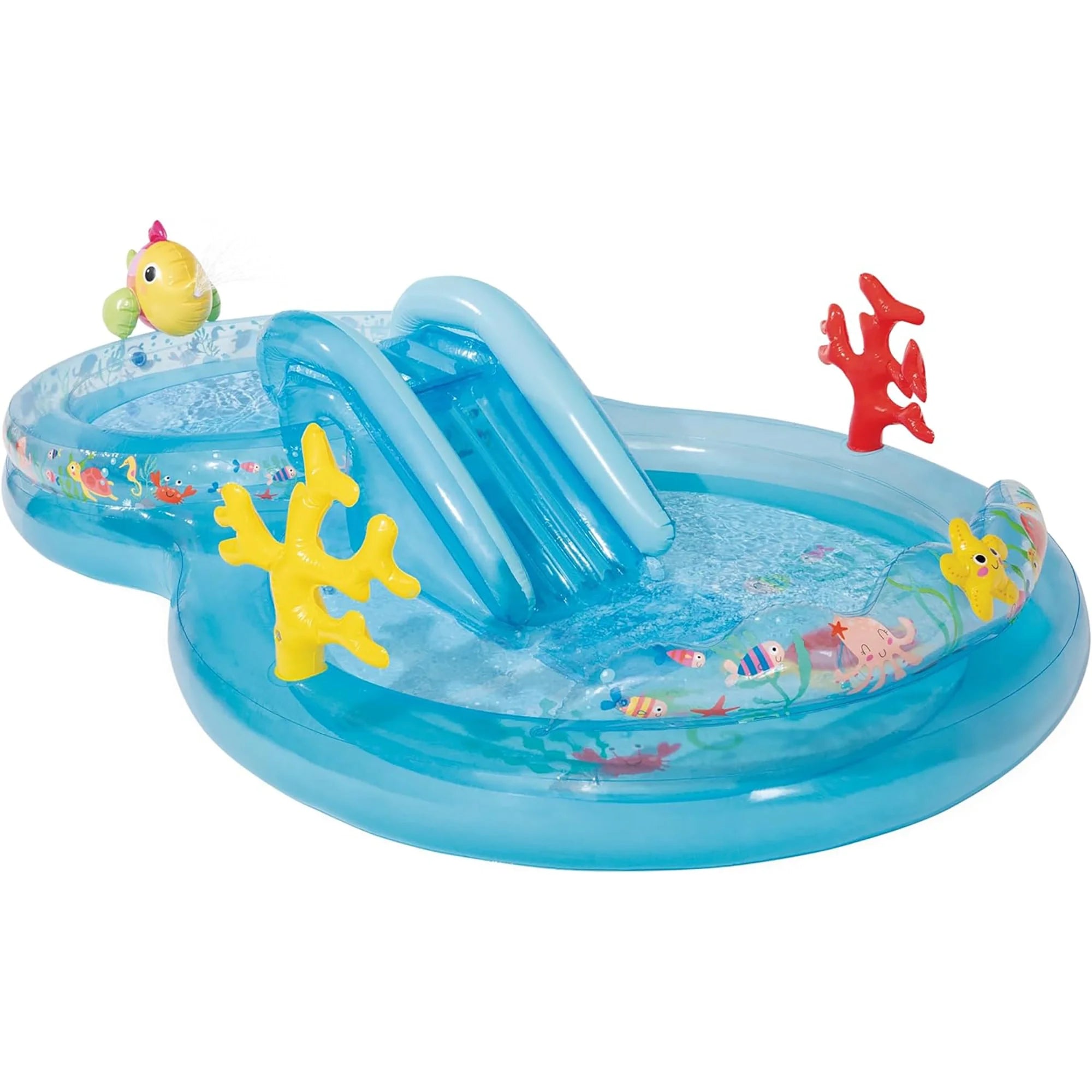 Under the Sea Inflatable Play Center W/ Water Slide, Kids Age 2+