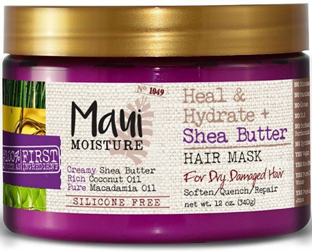 Maui Moisture Heal & Hydrate + Shea Butter Hair Mask 12 oz (Pack of 3)