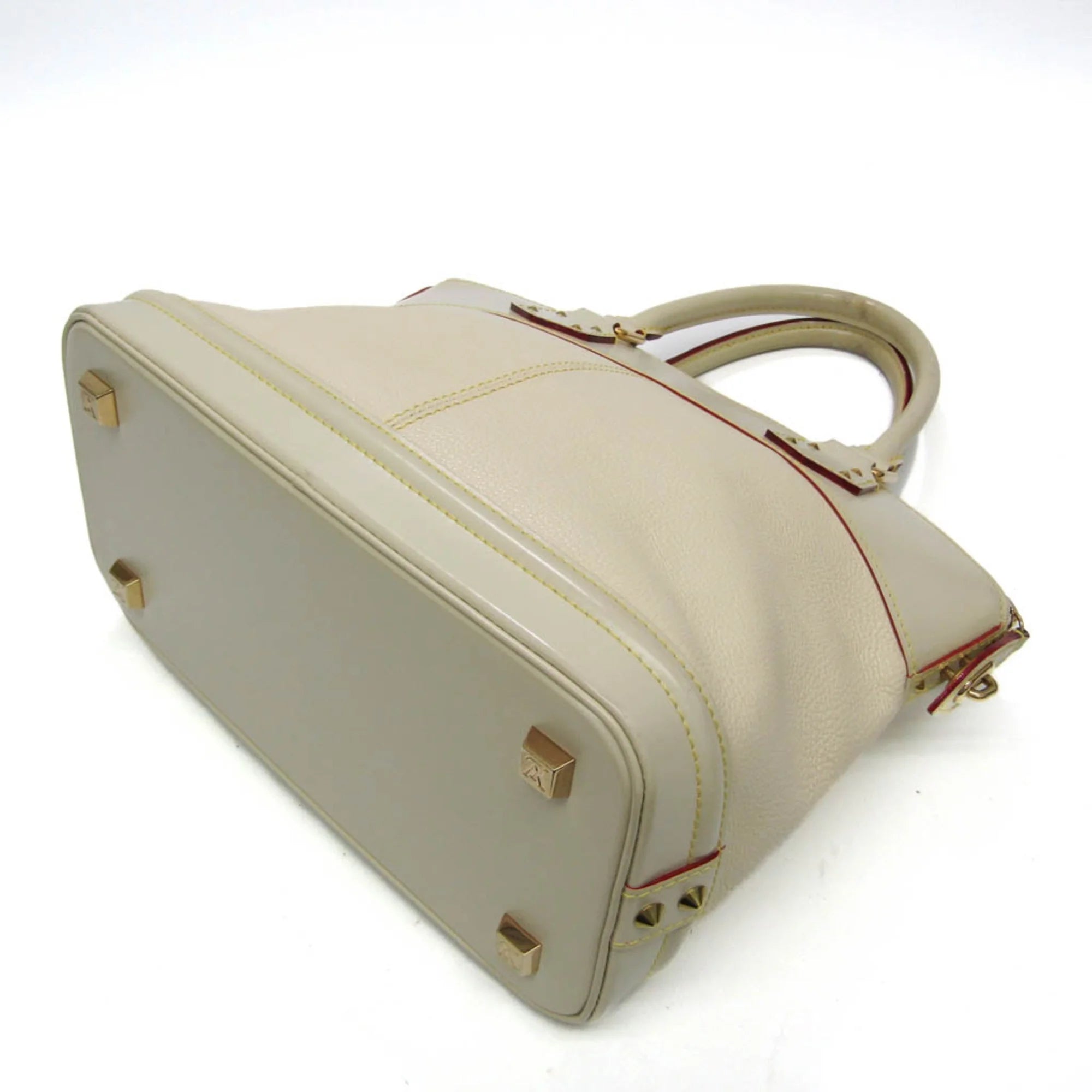 Previously Owned Louis Vuitton Suhali Lockit PM M91887 Female Handbag Blanc (Good)
