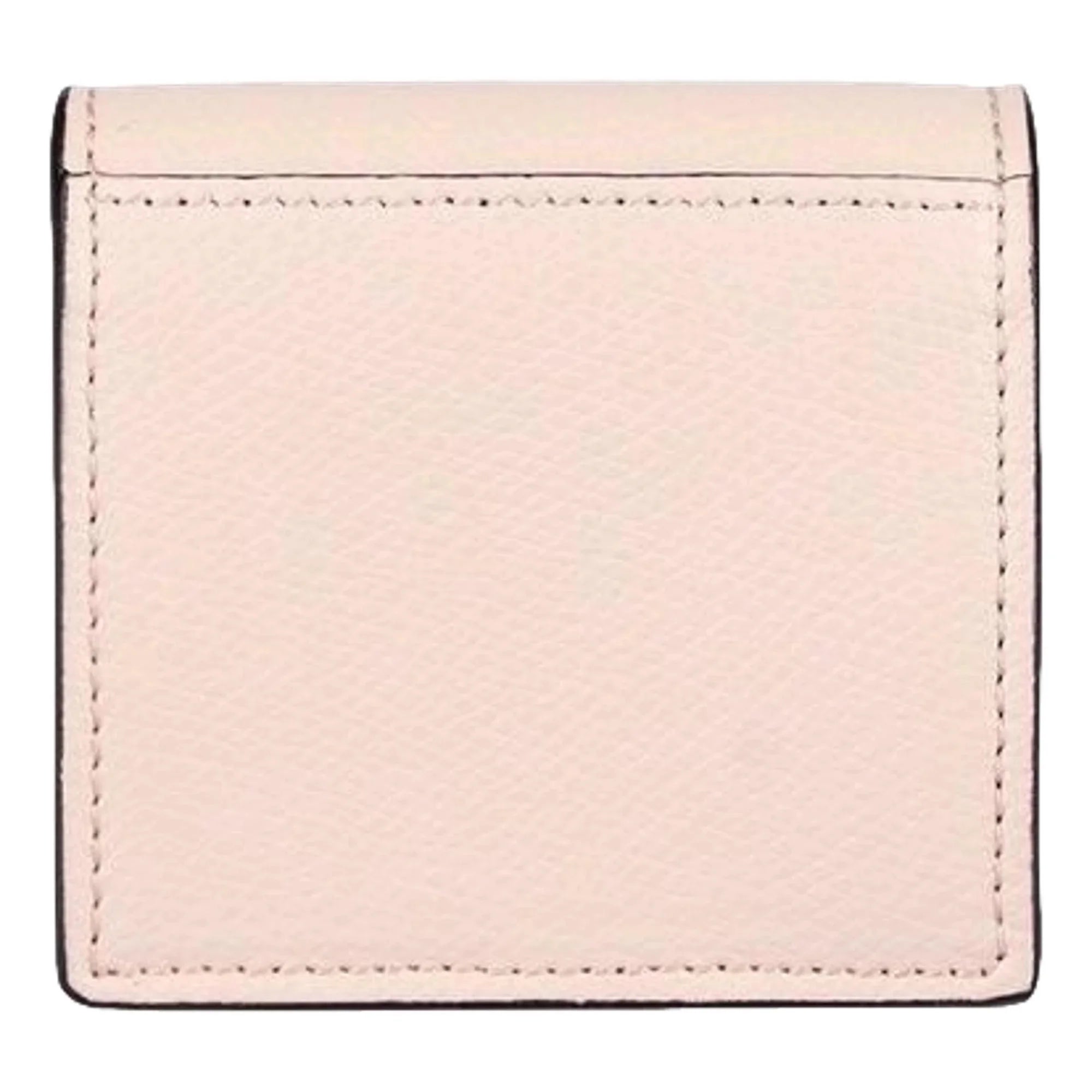 Fendi Calf Leather F Logo Poudre Pink Leather Coin Case 8M0459