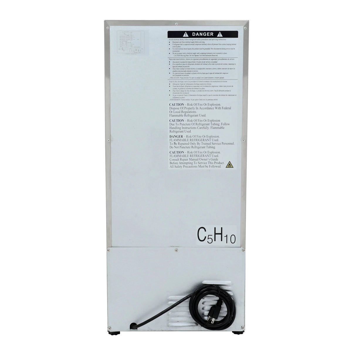 Avanti ELITE Series Compact Outdoor Refrigerator, 2.9 cu. ft., in Corrosion-free Alloy (OR1533U3S)