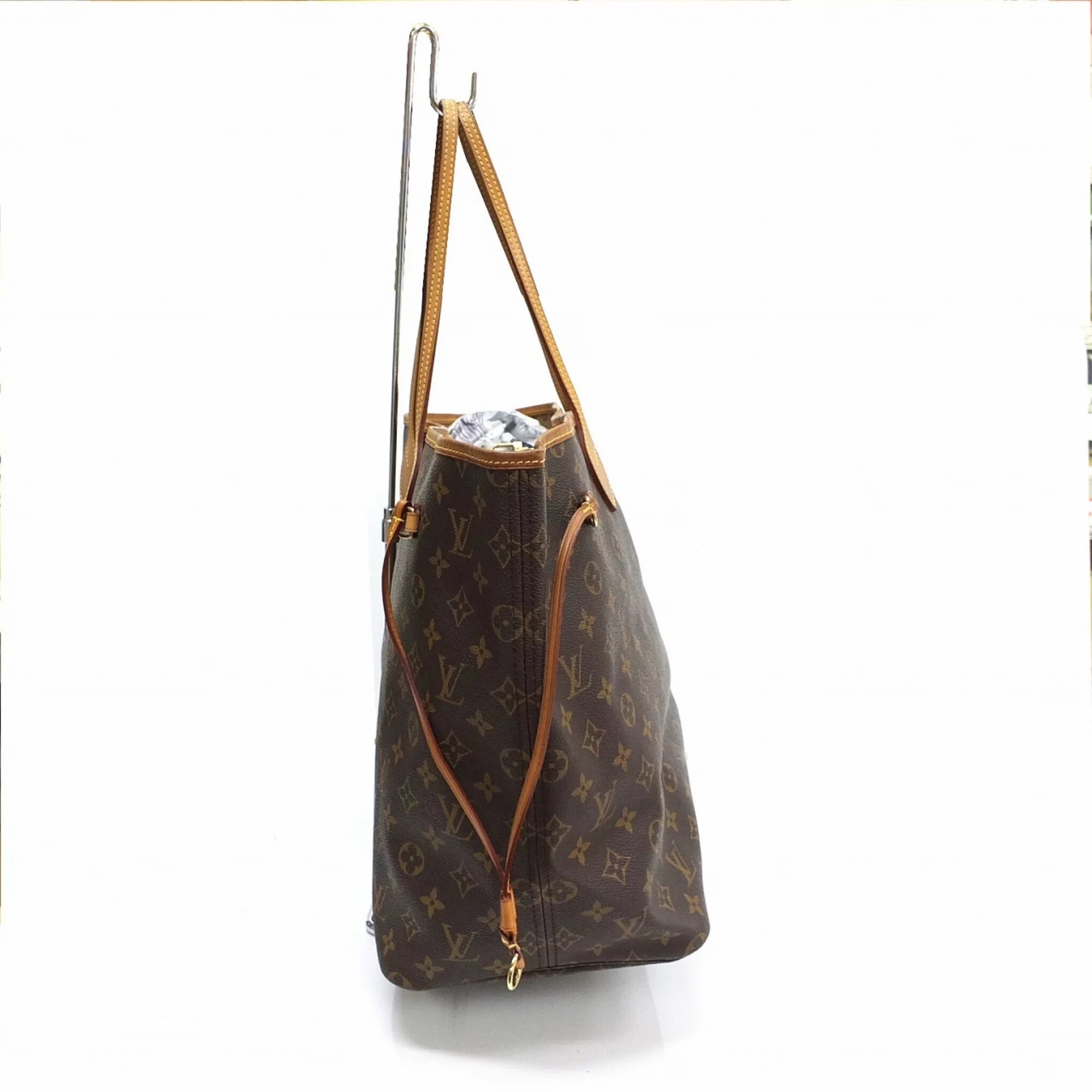 Used Louis Vuitton Neverfull GM Monogram M40157 Brown Canvas (Fair)